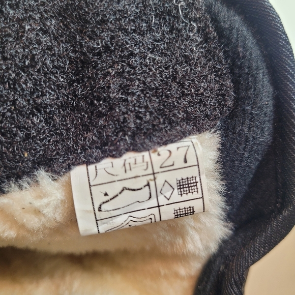 Mishansha Black Waterproof Snowboots Unisex Size 10 Toddlers 27 Euro - Picture 10 of 10